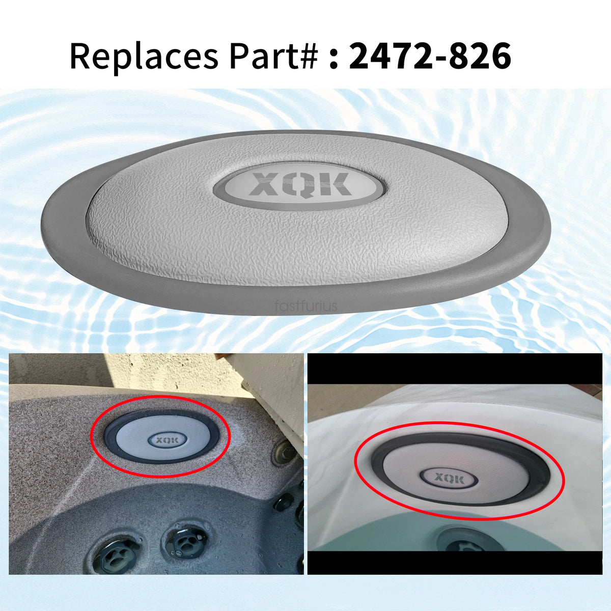 Set of 4 Replacement Pillows for Jacuzzi J-300 (2014–2020)