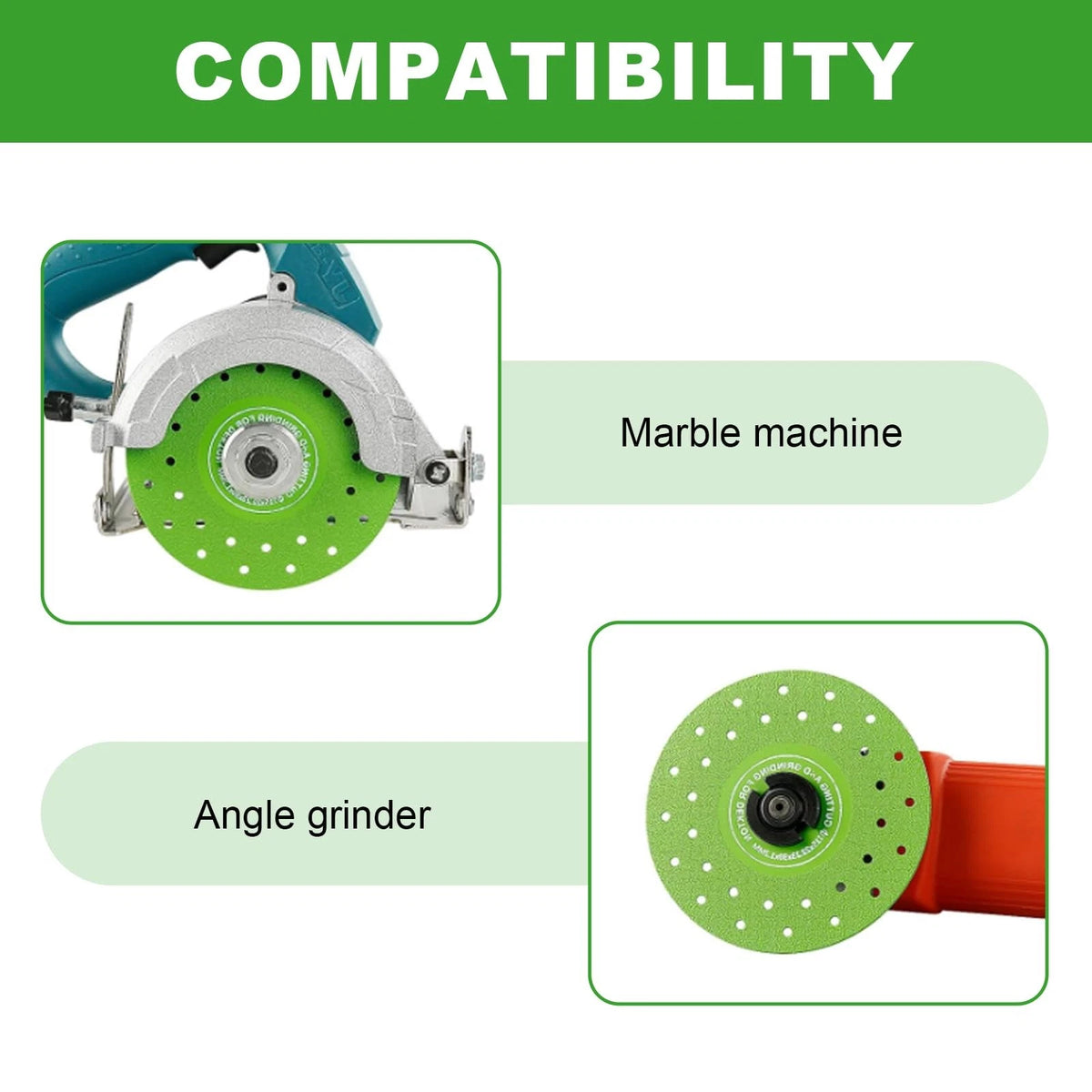 2Pcs 4.5 Inch Diamond Rock Slab Grinding Disc for Standard Use