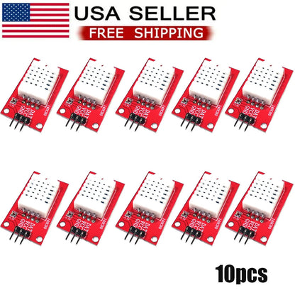 10Pcs DHT22 Digital Temperature and Humidity Sensor Module 3.3V-5V