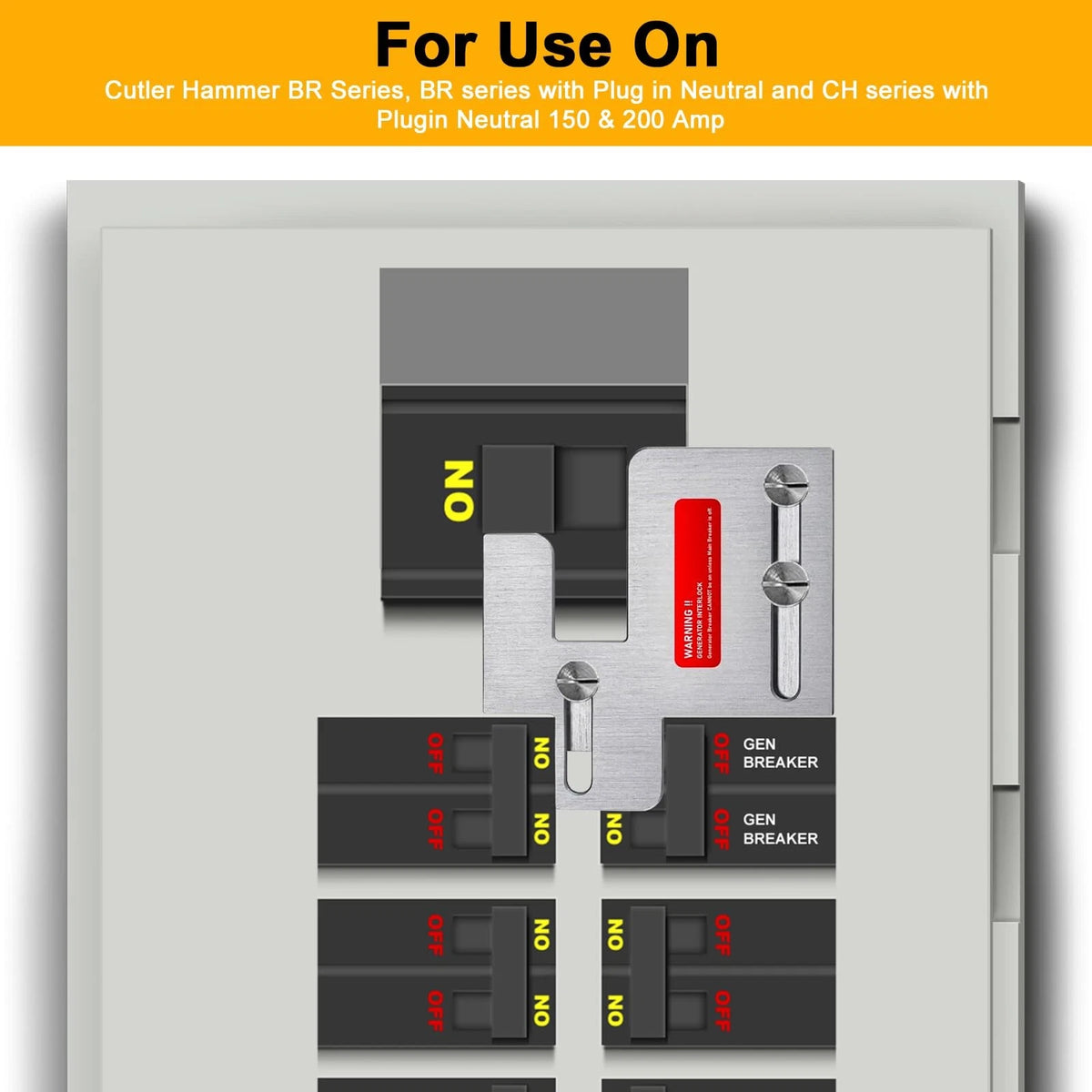 Generator Interlock Kit for Eaton Cutler Hammer BR Series (150, 20)