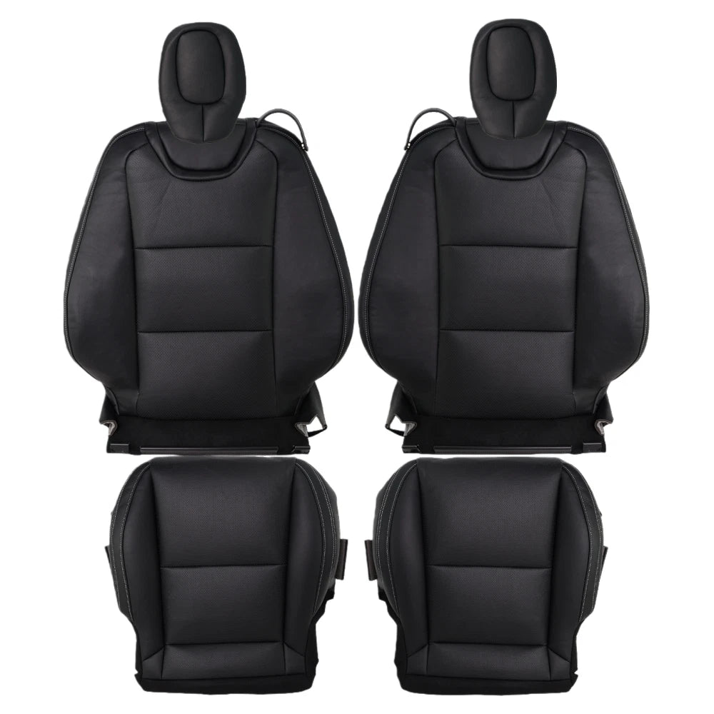 Front Leather Perforated Seat Covers for Chevy Camaro (2010–2015)