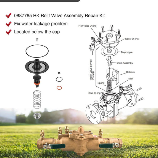 1" Total Relief Valve Repair Kit Assembly for LF009M2, 009M2