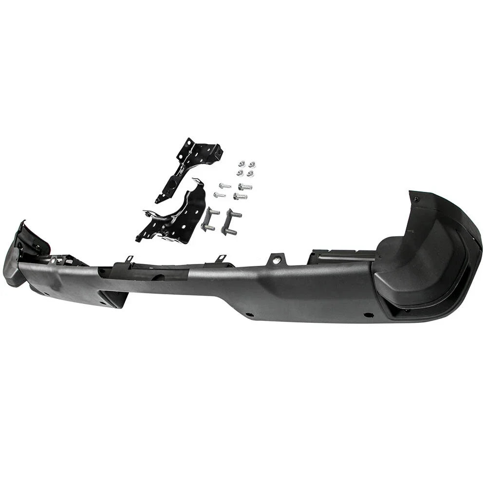 Rear Bumper Assembly with Sensor Hole & Bracket for Chevy Silverado 1500