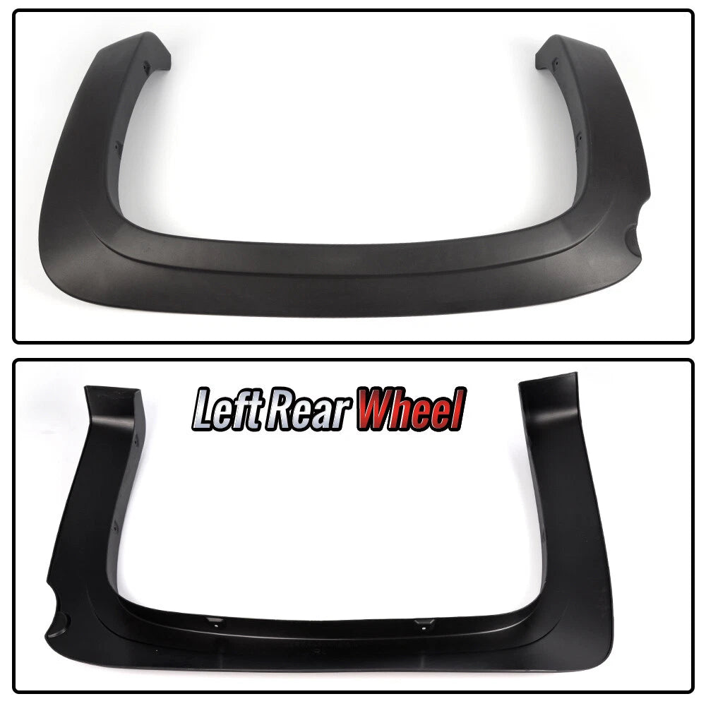 Set of 4 Fender Flares for Chevy Silverado 1500 (2007–2013) 02RSA4516BDM