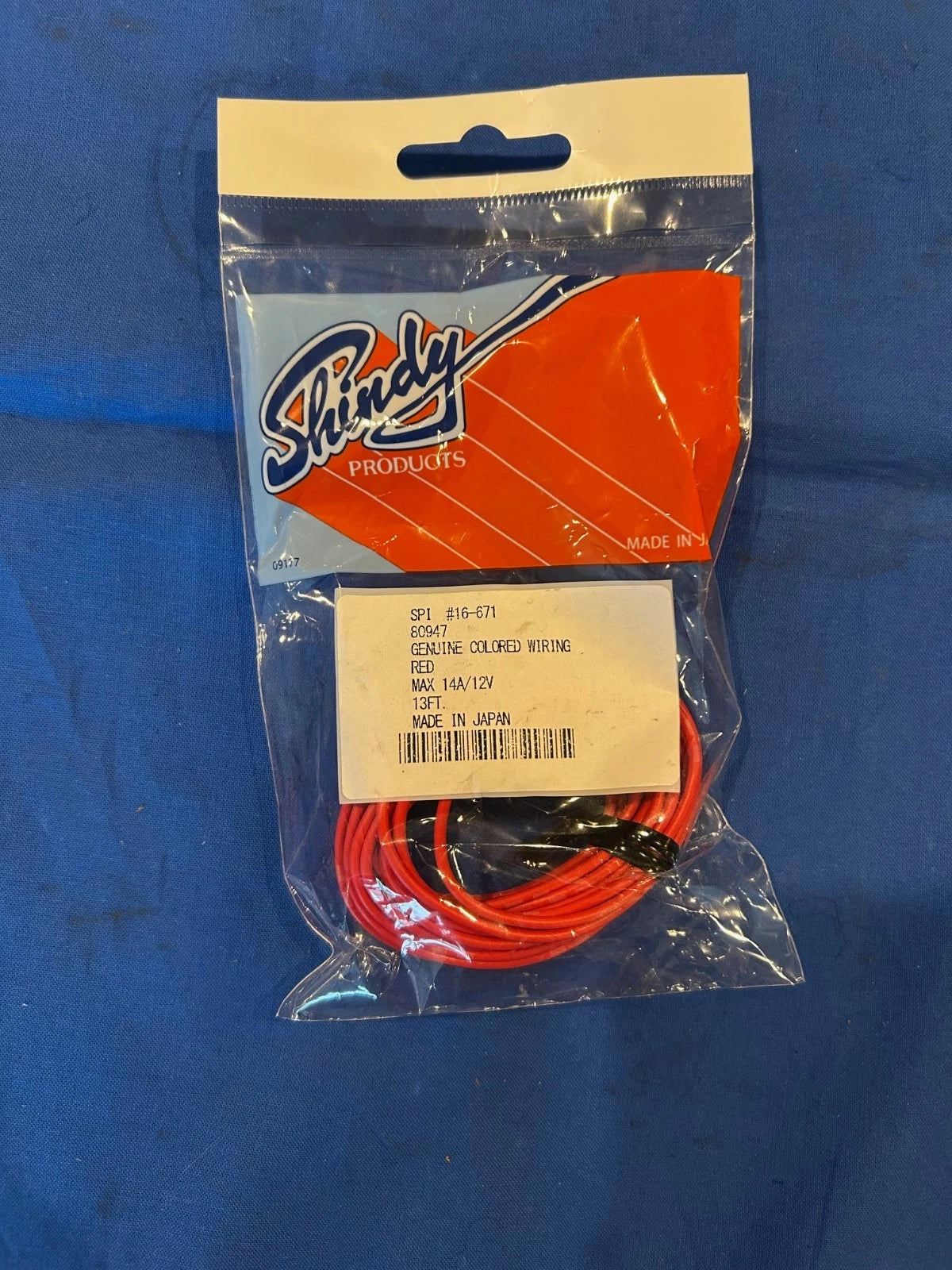 Colored Wiring 16-671 for Shindy