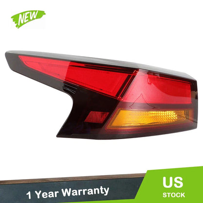 Chrome Rear Tail Light Assembly Left for Nissan Altima 2019-2020