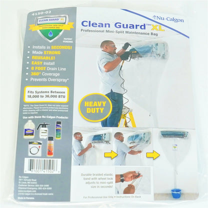 Clean Guard XL Mini-Split AC Maintenance Cleaning Bag for