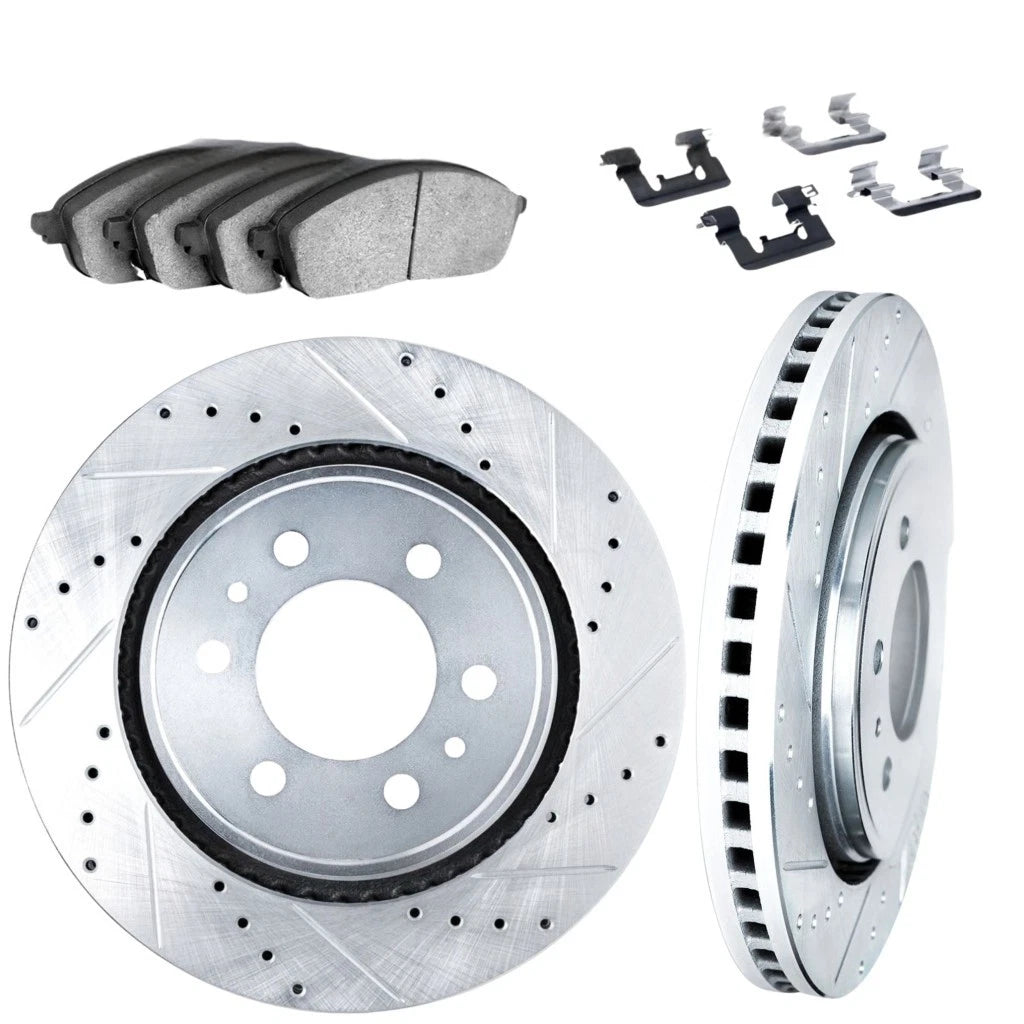 Brake Rotor Set Front for GMC Savana 1500 (2003–2008) ALX-PAU-DF-7412-48022-CLA12