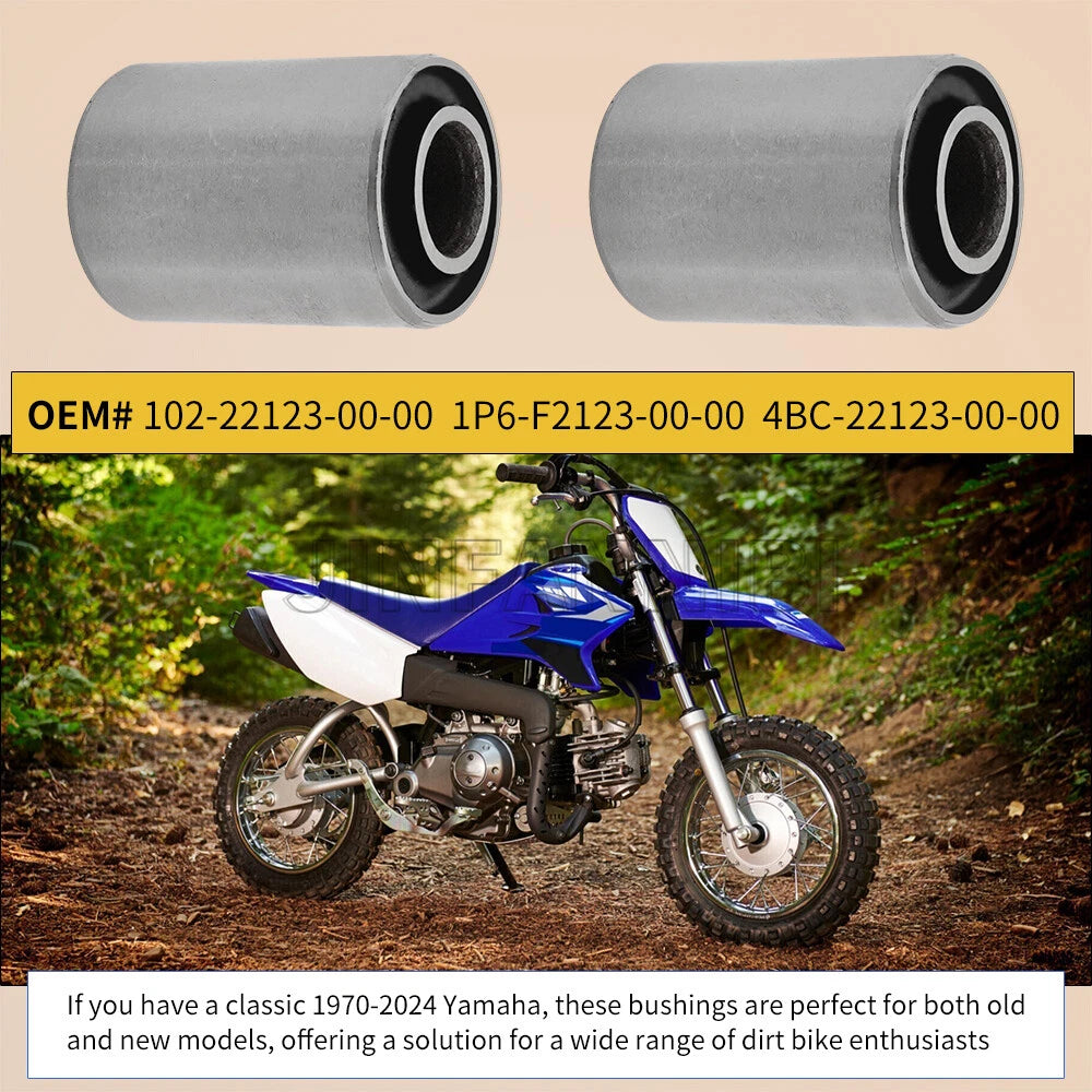 2 Swingarm Bushings for Yamaha TTR50E TTR90 YZ80 YSR50 PW80 GT80 (1990–2023) 102-22123-00-00 1P6-F2123-00-00 4BC-22123-00-00