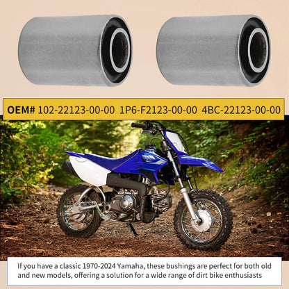 2 Swingarm Bushings for Yamaha TTR50E TTR90 YZ80 YSR50 PW80 GT80 (1990–2023) 102-22123-00-00 1P6-F2123-00-00 4BC-22123-00-00