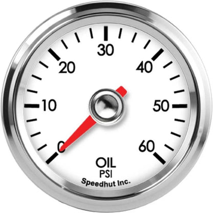 Oil Pressure Gauge 2-1/16" 0-60 psi for Speedhut L2-OP2-LEG