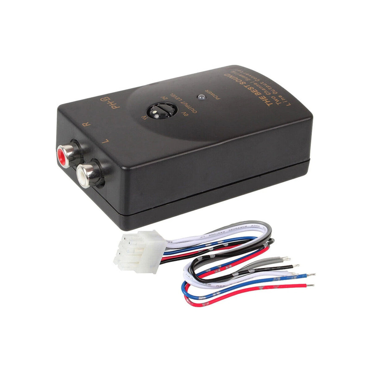 Speaker Level Converter for Car Stereo (RCA Outputs)