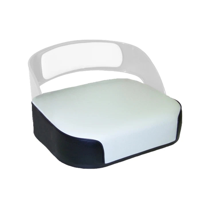Seat Bottom Cushion Vinyl Black & White for IH Farmall 460 560 Tractor