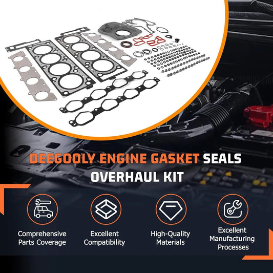 Engine Gasket Seals Kit for Mercedes-Benz X164 S400 S450 GL450 (2007–2012) - 2730160620, 2730160720, 2730100714, 2730100814, 2730160709, 2730160809