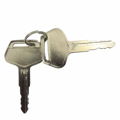 2X Ignition Keys for Komatsu Excavator Dozer Loader