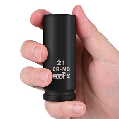 21mm Deep Impact Socket for EGOFIX 1/2" Drive (CR-MO)