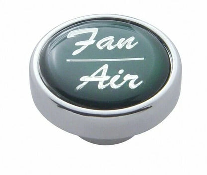 1" Glossy Green Chrome Dash Control Knob for (23251)