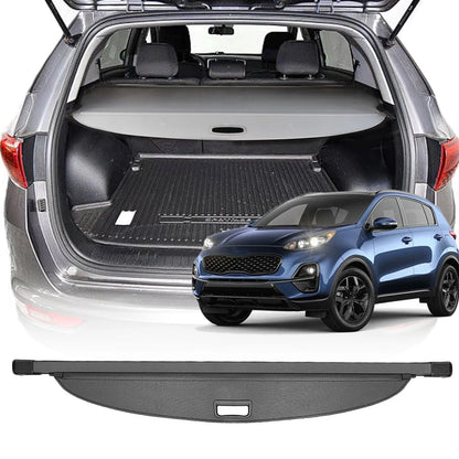 Cargo Cover for Kia Sportage (2017–2022) | Retractable Trunk Shield