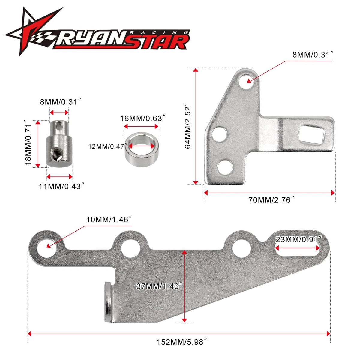 Automatic Transmission Shifter Cable Bracket for RYANSTAR RACING