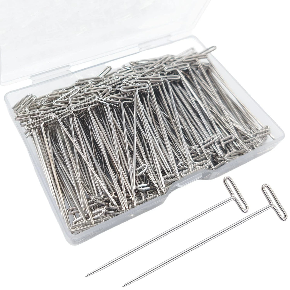 150PCS T-Pins for Sewing Wig Blocking (2 Inch)
