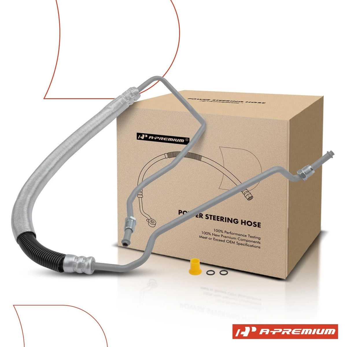Power Steering Pressure Line Hose Assembly for Chevy Uplander (2005–2008) 15196861, 15777209, 3402283