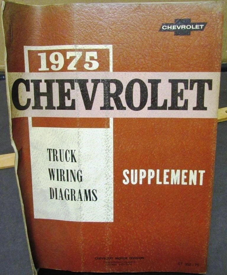 Electrical Wiring Diagram for Chevrolet Truck (1975)