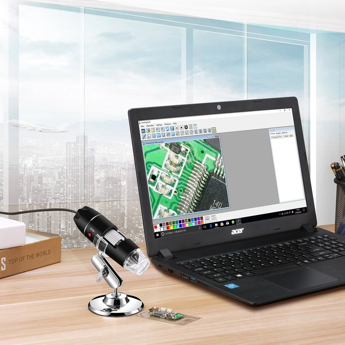 USB Microscope for Android/PC (40-1000X Magnification)