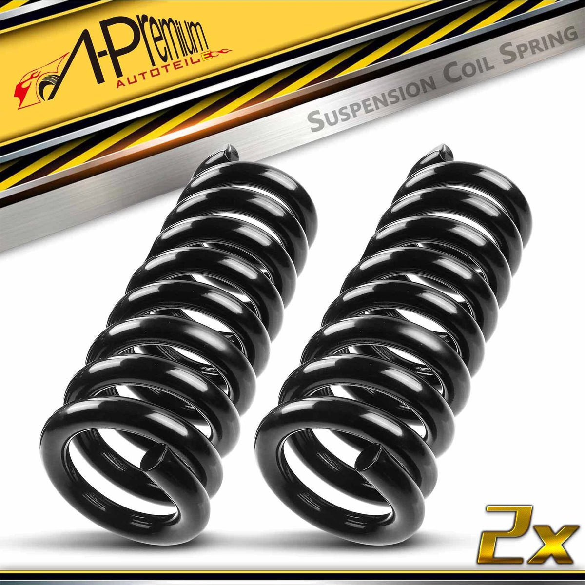2X Front Coil Springs for Chevy Express 3500 GMC Savana 3500 (2003–2016) 15120848, 81006