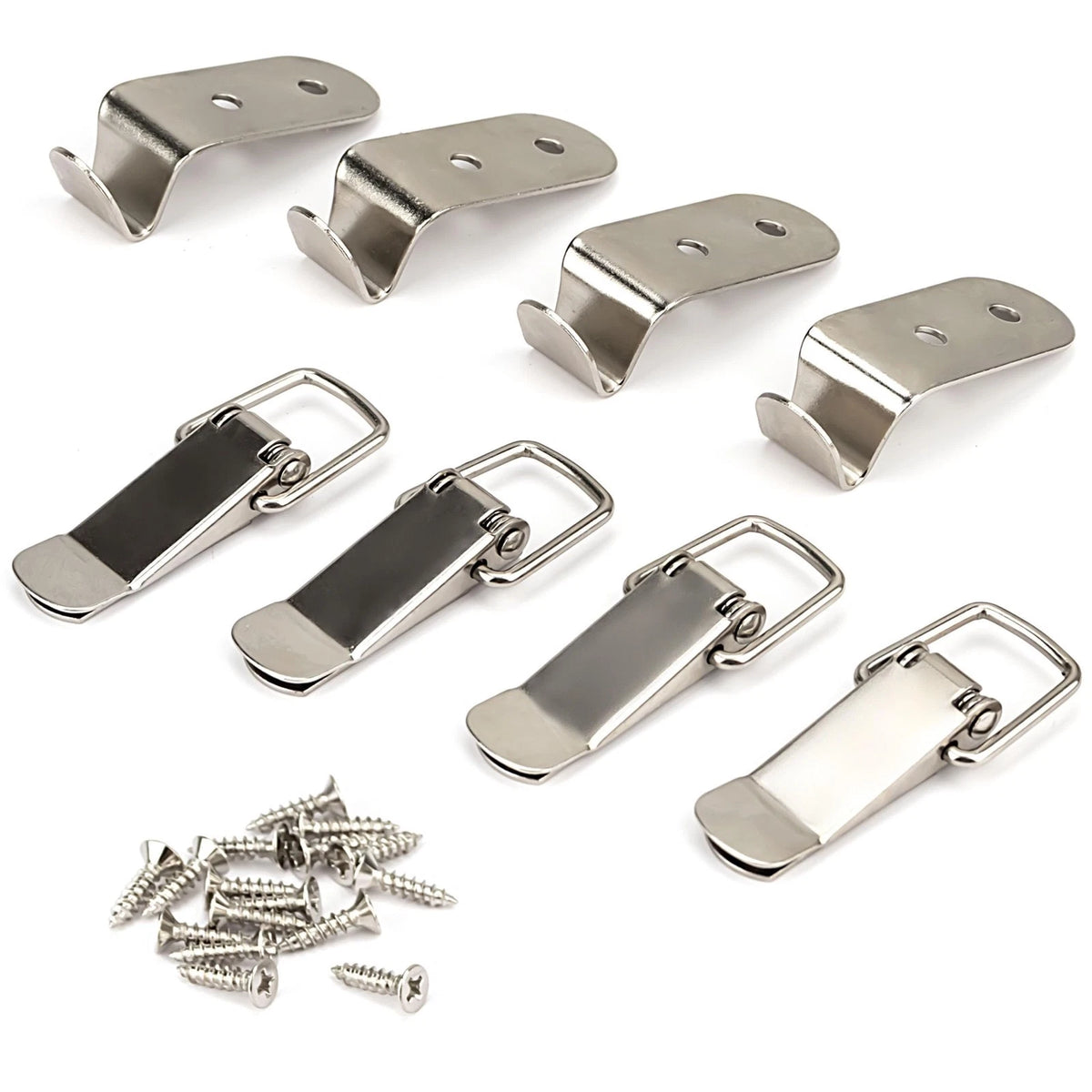 8 Pcs Stainless Steel 90 Degree Spring Toggle Lock for