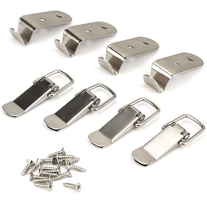 8 Pcs Stainless Steel 90 Degree Spring Toggle Lock for
