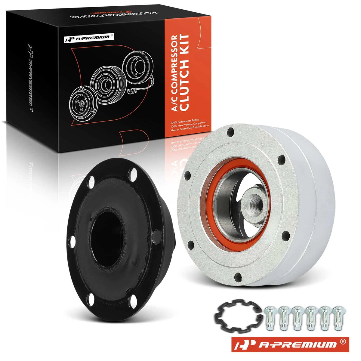 A/C Compressor Clutch Kit for Audi Q7 A6 Quattro A8 R8 RS4 VW Touareg (2006–2018) - 420260805A, 4E0260805AM, 4E0260805AS, 4E0260805Q, 4F0260805AD, 98392