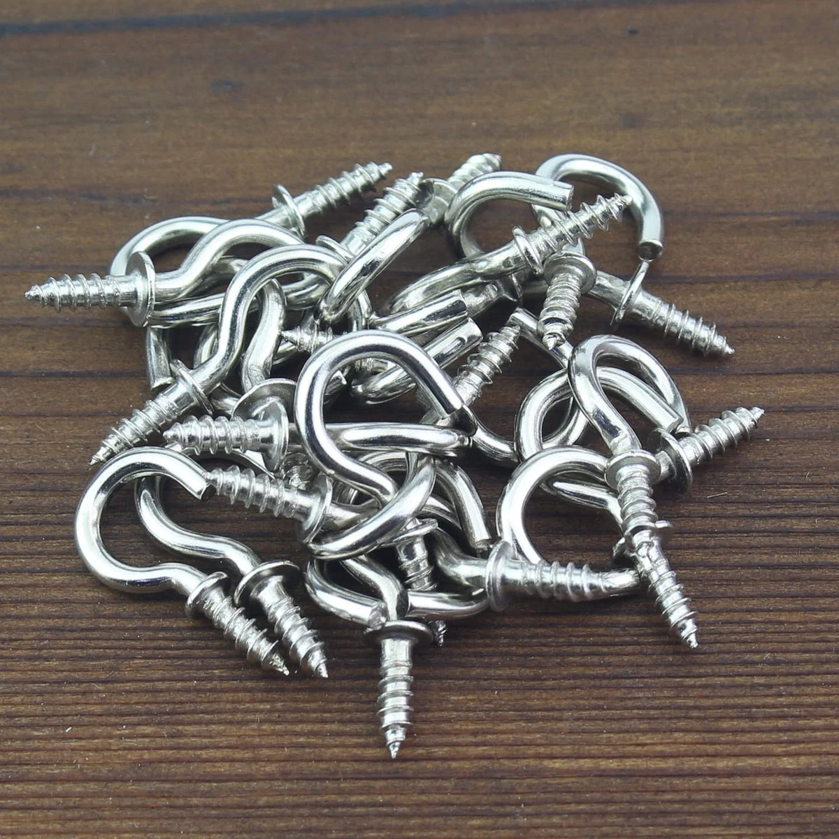 120 Pieces Cup Screw-in Ceiling Hanging Hooks for Various Applications