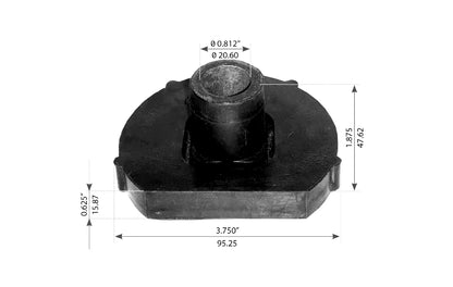 Rear Motor Mount Kit for Freightliner Century, Columbia & Sterling (101029)