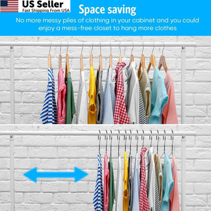 10 Pack Wire Coat Hangers for