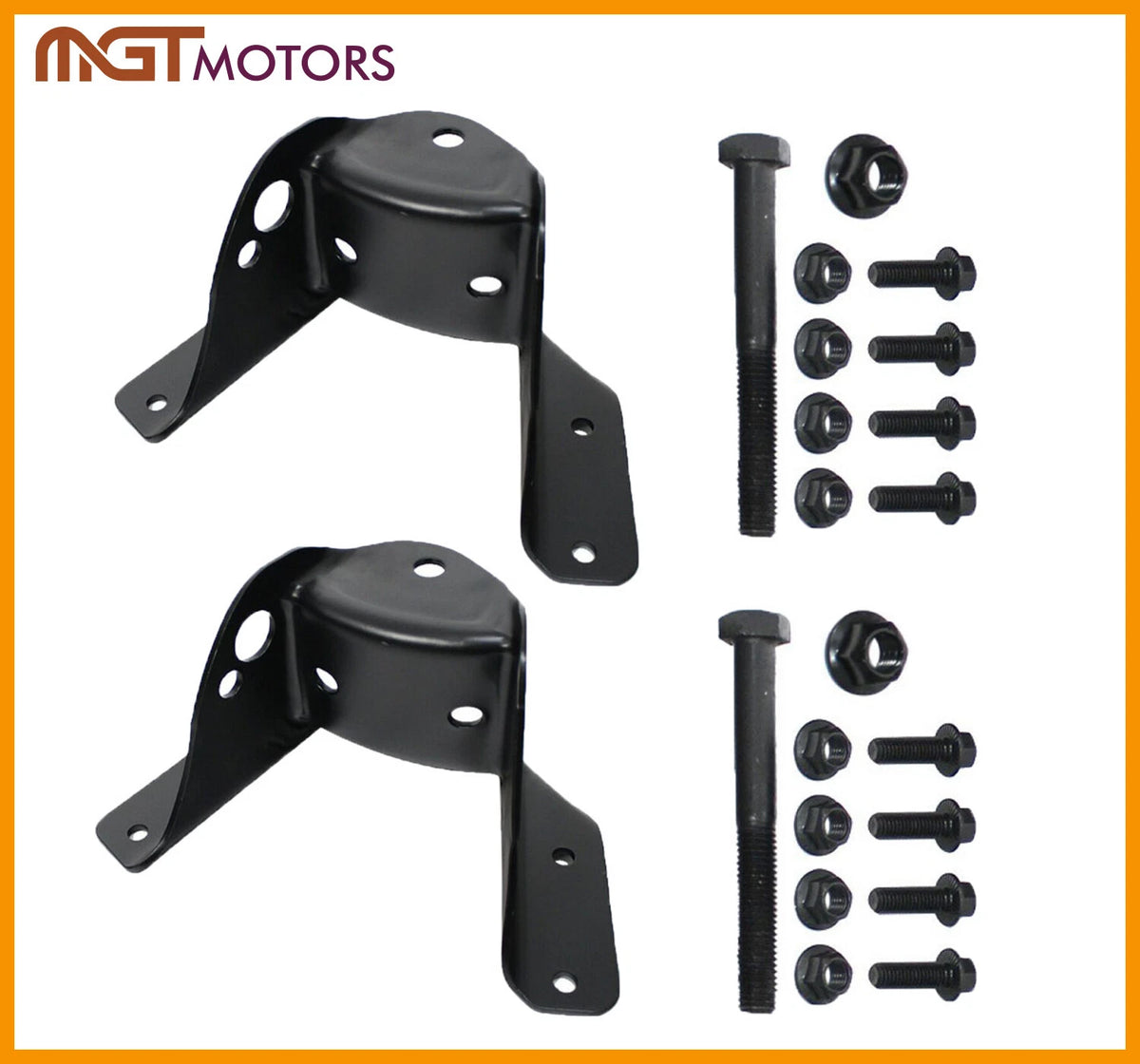 2X Rear Leaf Spring Forward Mounting Bracket for Chevy GMC C1500 C2500 (88–99) 722-045