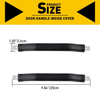 Pair Door Interior Handle Strap Pull for Jeep CJ7 CJ8 Wrangler YJ (1981–1995)