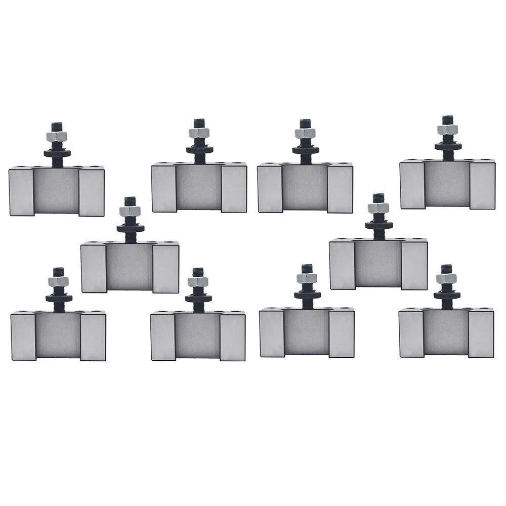 10Pcs Quick Change Tool Post Turning and Facing Holder for Lathe