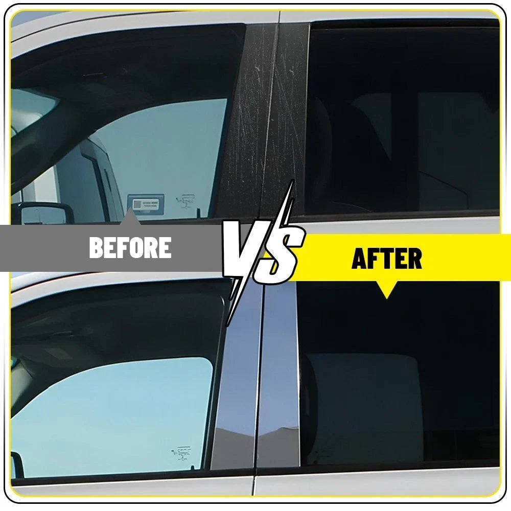 Chrome Door Pillar Post Covers Set for 2008-2012 Honda Accord - 6 Pieces