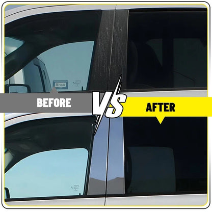 Chrome Door Pillar Post Covers Set for 2008-2012 Honda Accord - 6 Pieces