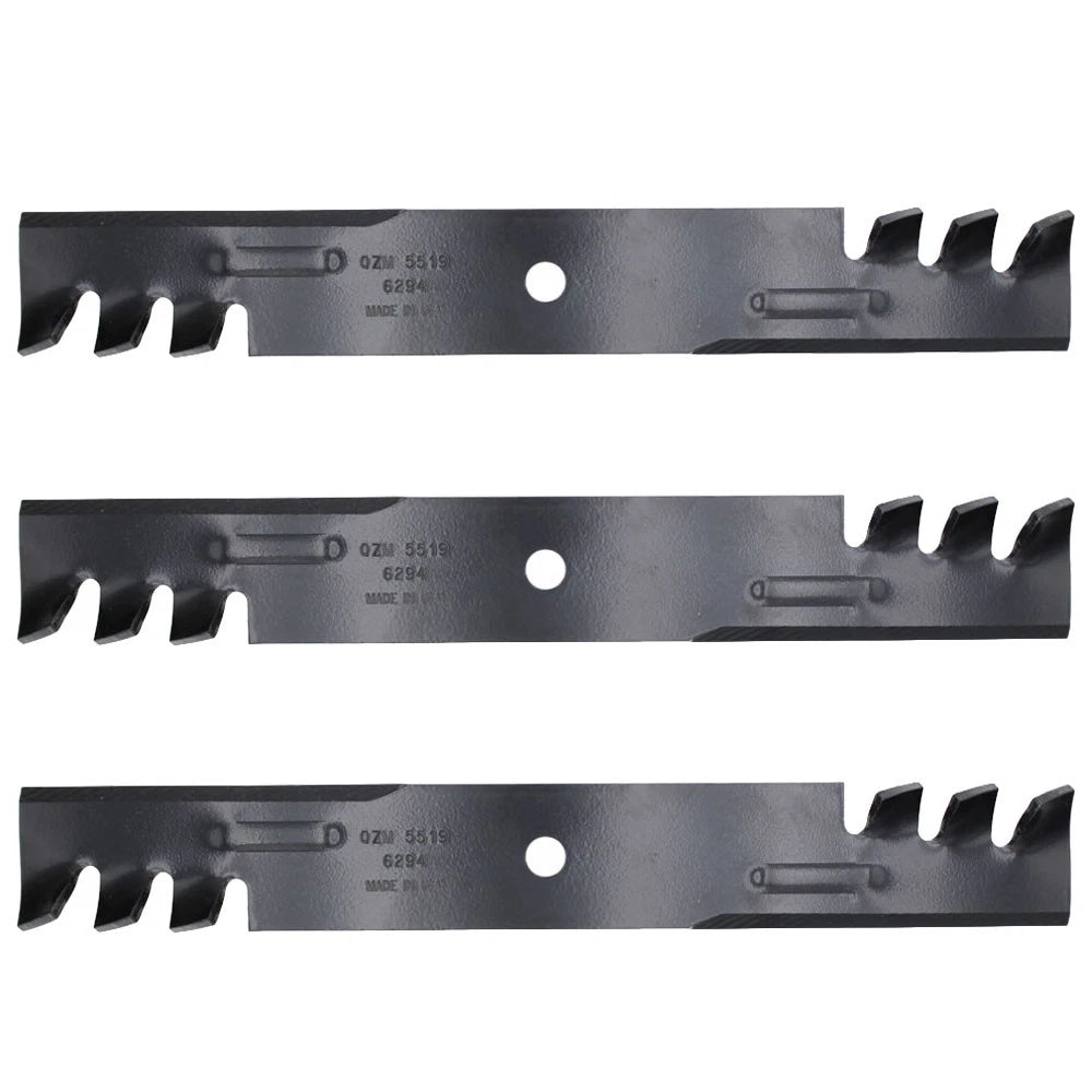 3 Mulch Blades for Simplicity Zero Turn Mower Citation Deck 52''