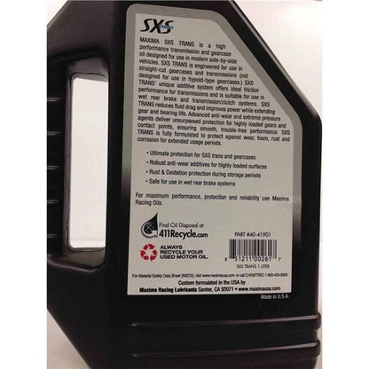 1 Liter Premium Transmission Oil for Maxima SXS (40-41901)