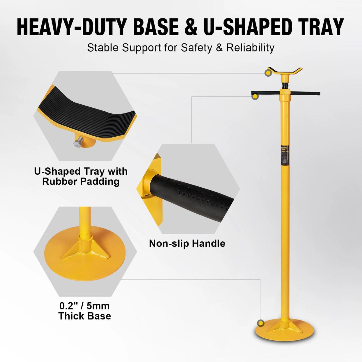Underhoist Support Stand for Universal Use (52.8" to 76")
