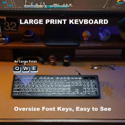 Backlit Keyboard for Mac Full Size Wired USB Numeric Keypad (2016–2023)
