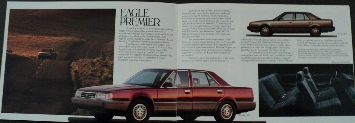 Sales Brochure for Eagle Premier Summit Medallion Wagon (1989)