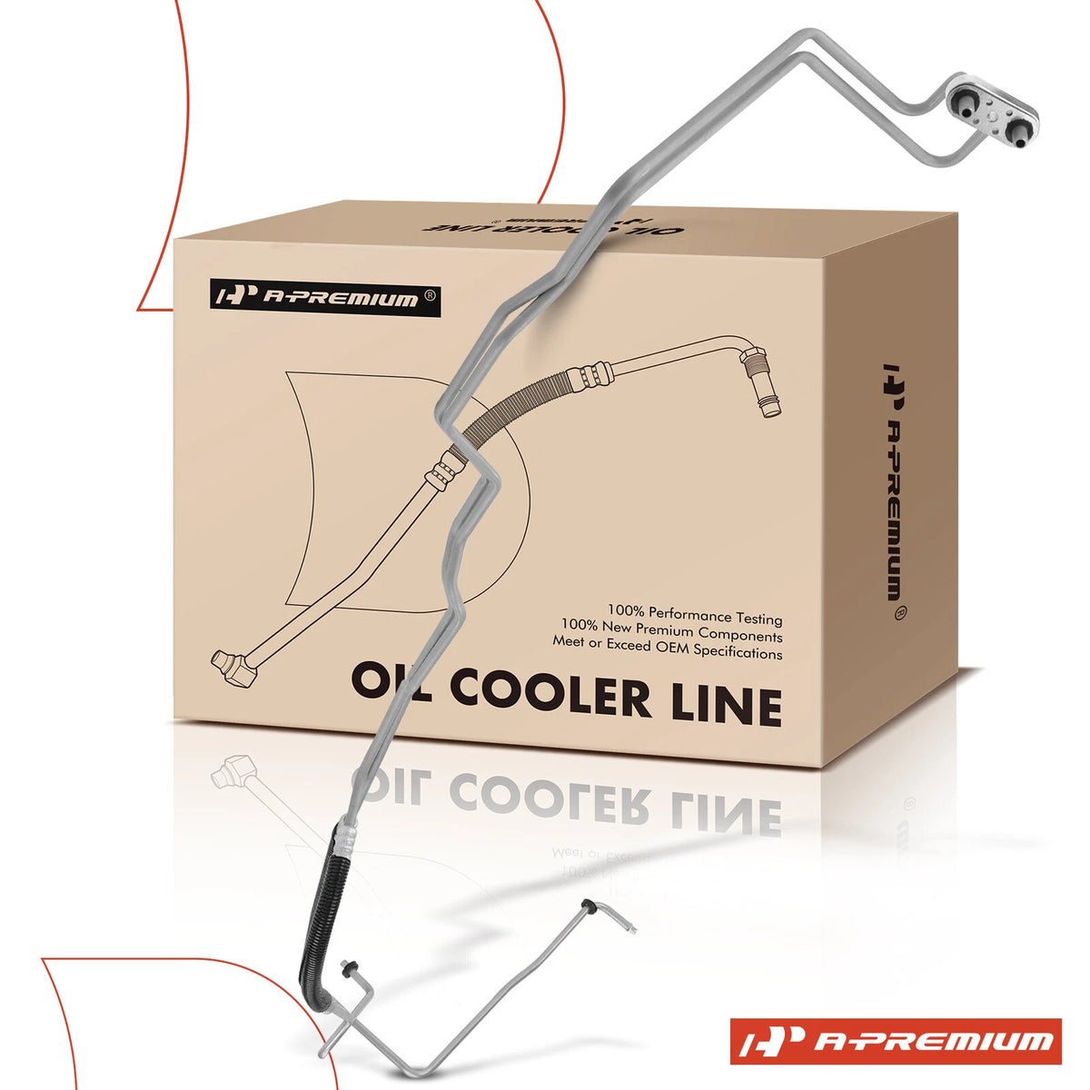 Inlet & Outlet Auto Trans Oil Cooler Line for Chevrolet Express 2500 (2003–2023) - 20916869, 624-573