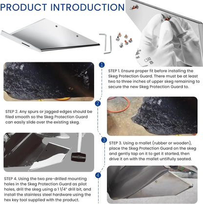 Skeg Protector Kit for Mercury 75-300HP