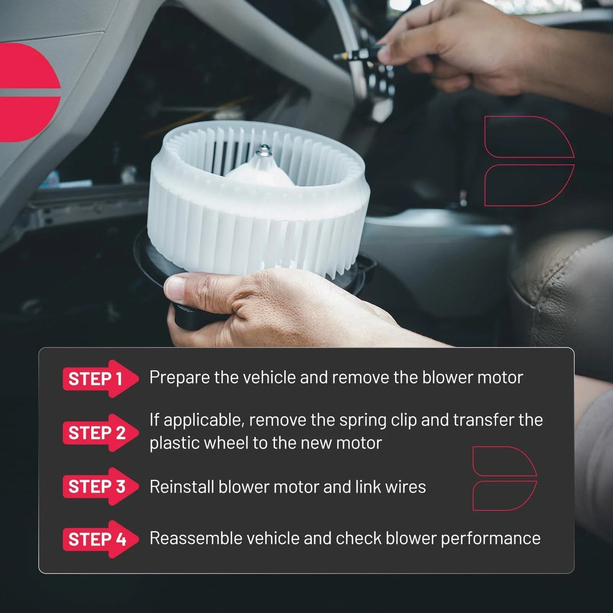 Blower Motor with Fan Cage for Toyota Prius (2001–2009) 8710347020