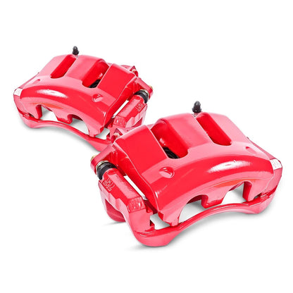 2X Powerstop Brake Calipers Set Front for Ford E-450 Super Duty (1995–2004) S4614