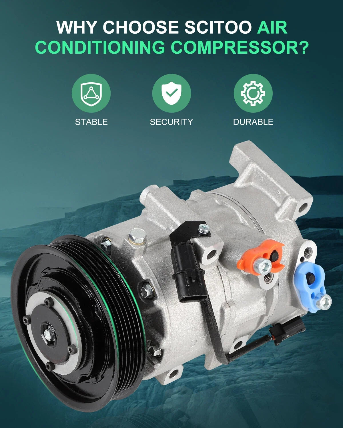 2016-2017 Hyundai Tucson 1.6L AC Compressor