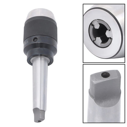 1/32" - 5/8" Keyless Drill Chuck with Taper 3 MT3 Integral Shank